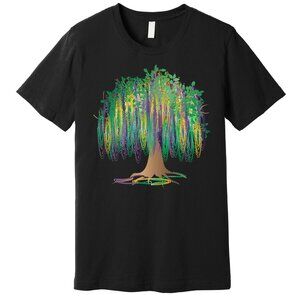 Mardi Gras Bead Tree Celebration Carnival Festival Party New Orleans Fan Tee159